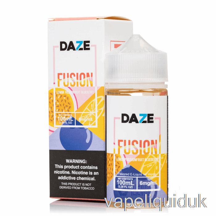 Lemon Passionfruit Blueberry - 7 Daze Fusion - 100mL 6mg Vape Juice
